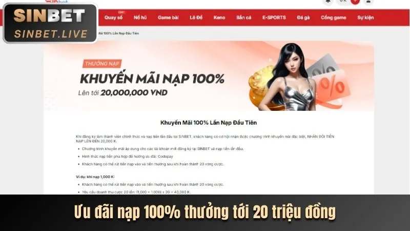 Thưởng nạp lại hàng ngày/tuần vswin casino